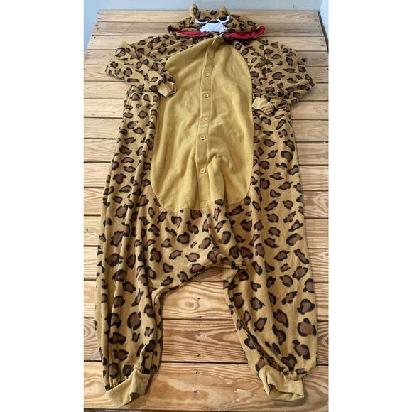 Critter Costume One Piece Cheetah Costume One Size Unisex Brown - Picture 1 of 11